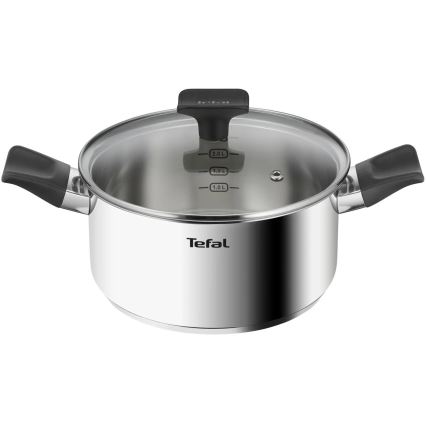 Tefal - DELICIOUS 3-osainen kattilasetti, ruostumatonta terästä