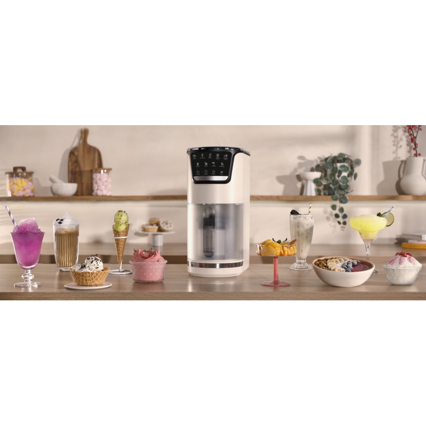 Tefal - Jäätelökone DOLCI 6W/230V 1 l beige