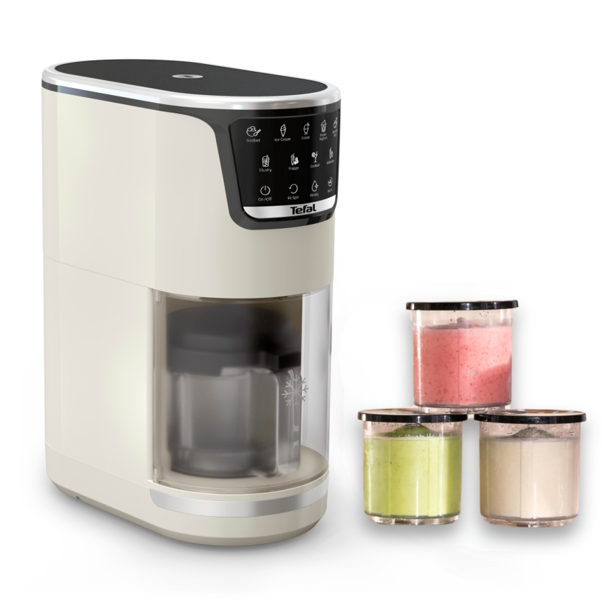 Tefal - Jäätelökone DOLCI 6W/230V 1 l beige