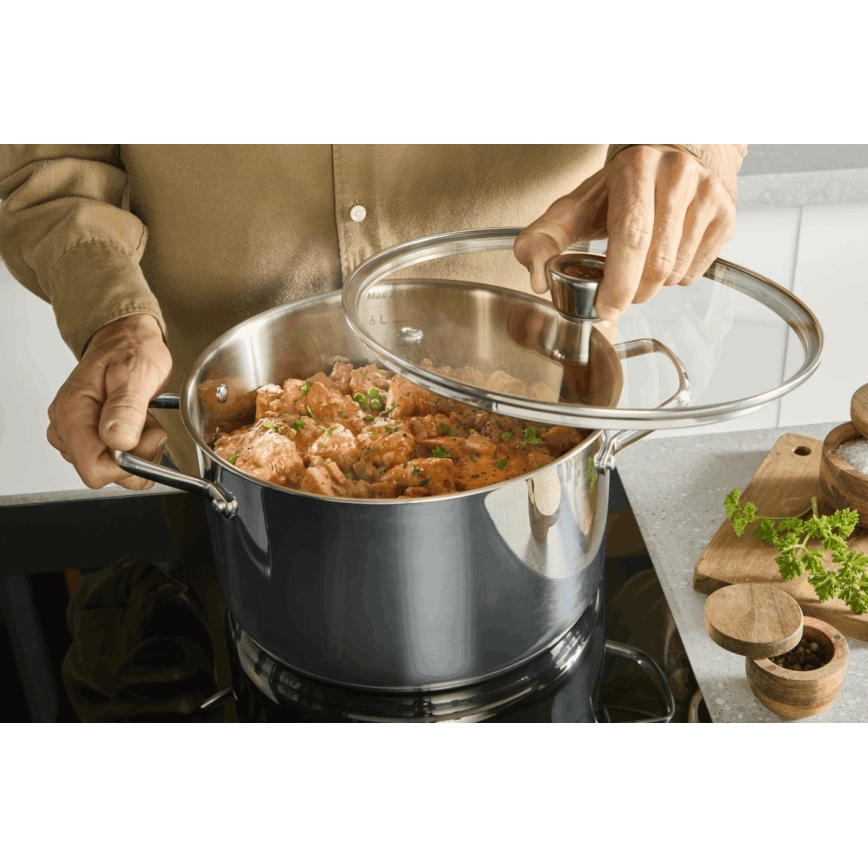 Tefal - EMOTION+ XL 30 cm kattila kannella