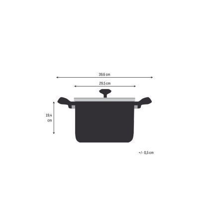 Tefal - EMOTION+ XL kattila kannella 28 cm