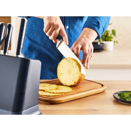 Tefal - EVER SHARP 20 cm keittiöveitsi telineellä