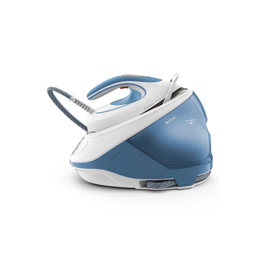 Tefal - Höyrygeneraattori EXPRESS PROTECT 2800W/230V sininen