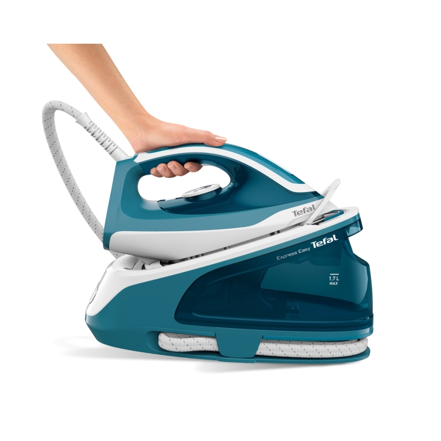 Tefal - Höyryasema EXPRESS EASY 2200W/230V sininen