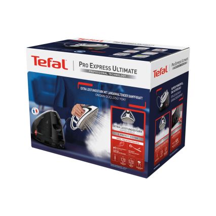 Tefal - Höyrykeitin EXPREEE ULTIMATE 2600W/230V musta/valkoinen