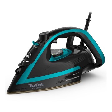 Tefal - Höyryrauta PUREGLISS 3000W/230V turkoosi/musta