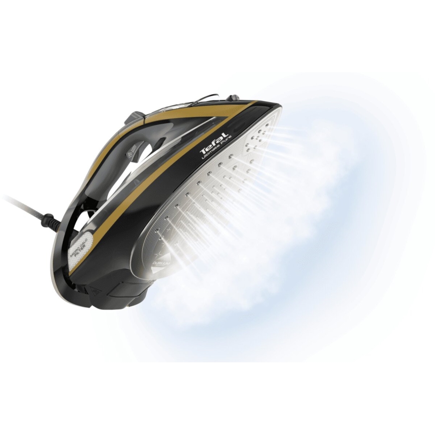Tefal - Höyrysilitysrauta ULTIMATE PURE 3000W/230V kulta/musta