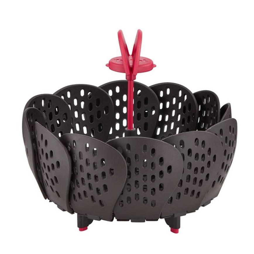 Tefal - Höyrytyskori INGENIO musta/punainen