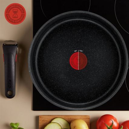 Tefal - 8-osainen astiasarja INGENIO BLACK STONE