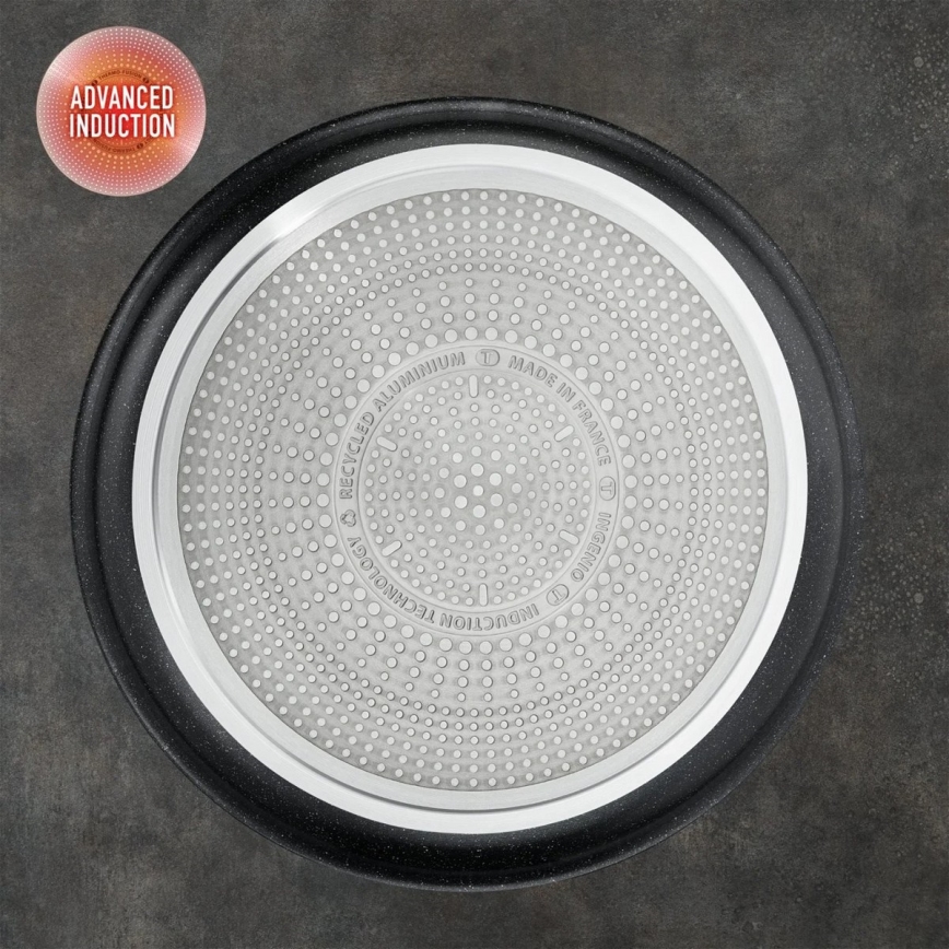 Tefal - 8-osainen astiasarja INGENIO BLACK STONE
