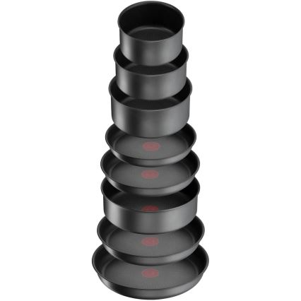 Tefal - 20-osainen astiasarja INGENIO DAILY CHEF ON musta