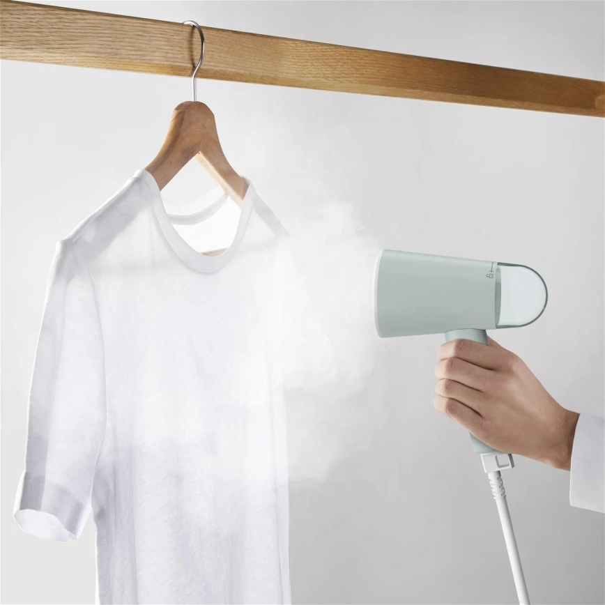 Tefal - Kädessä pidettävä vaatteiden höyrystin ORIGIN TRAVEL vihreä