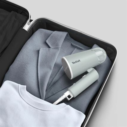 Tefal - Kädessä pidettävä vaatteiden höyrystin ORIGIN TRAVEL vihreä