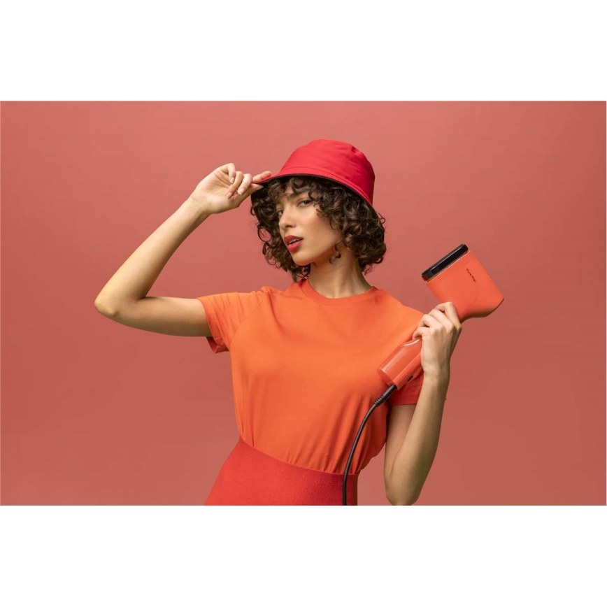 Tefal - Kädessä pidettävä vaatteiden höyrystin PURE POP 1300W/230V punainen