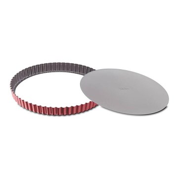 Tefal - Kakkumuotti irrotettavalla pohjalla DELIBAKE 28 cm punainen