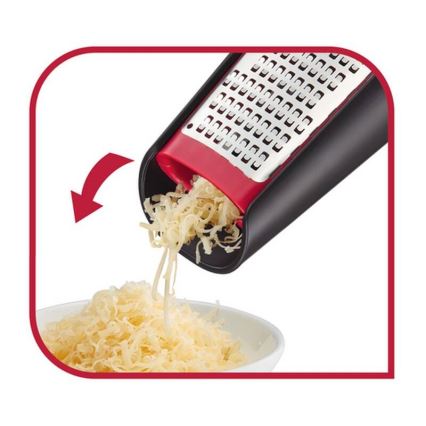 Tefal - Kaksipuolinen käsiraastin INGENIO ruostumaton teräs/musta