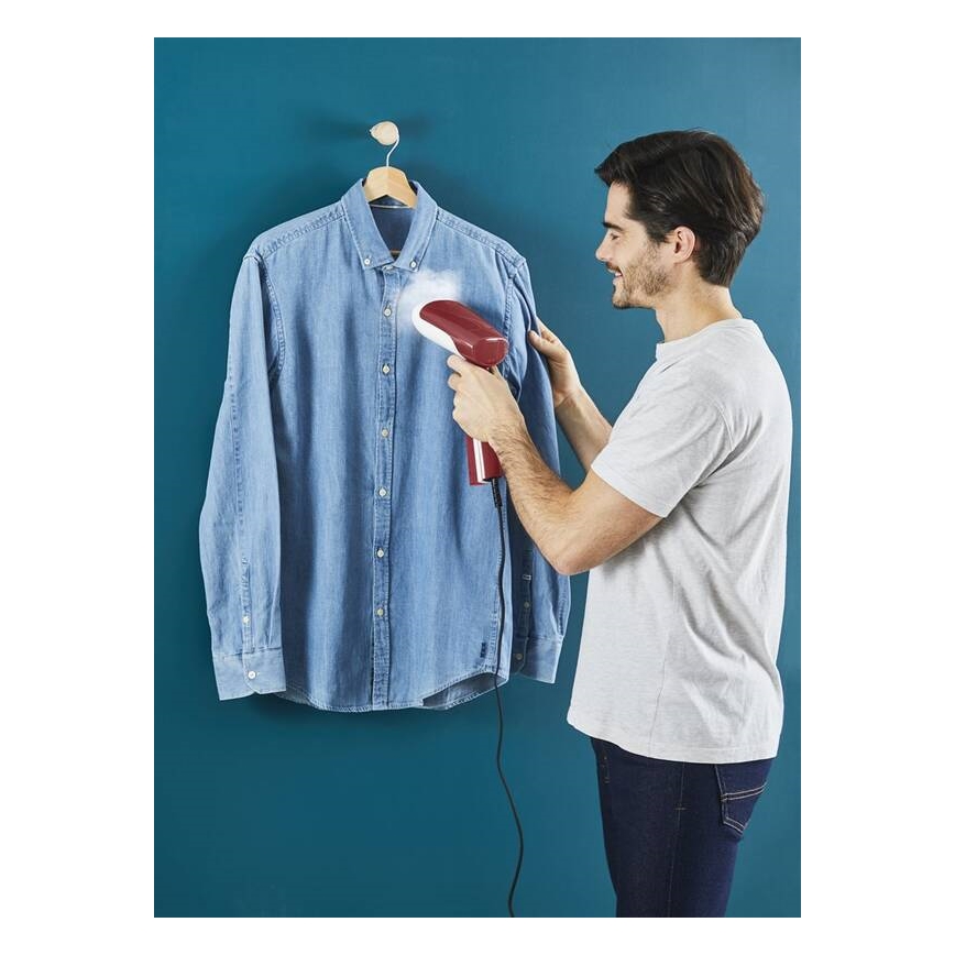 Tefal - Käsikäyttöinen vaatehöyrystin ACCESS STEAM FIRST 1300W/230V, viininpunainen