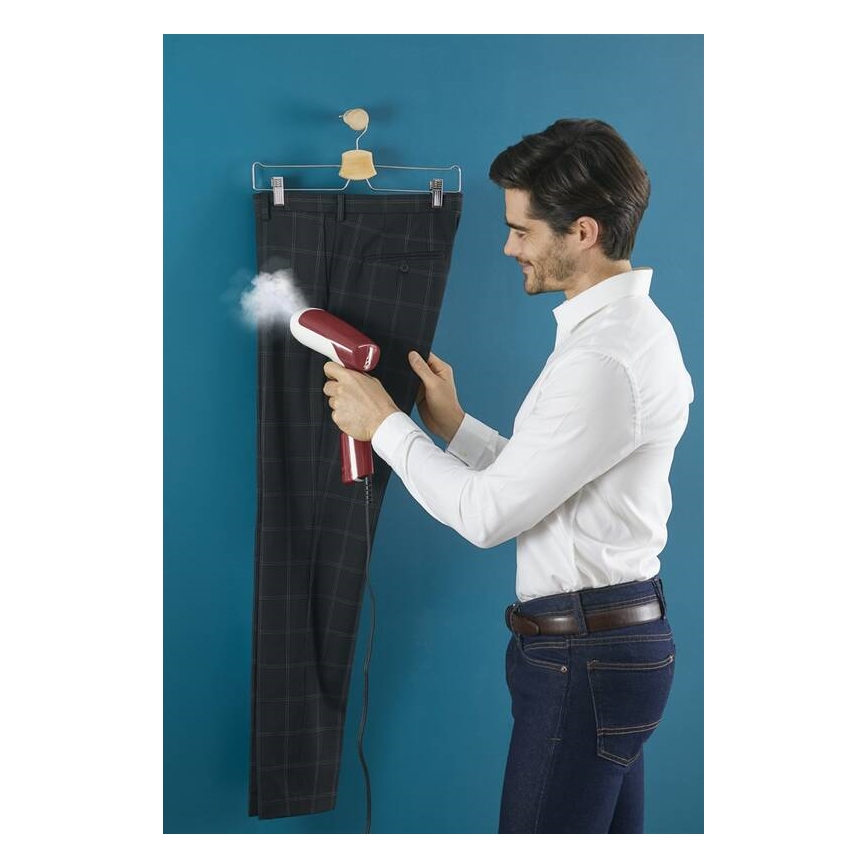 Tefal - Käsikäyttöinen vaatehöyrystin ACCESS STEAM FIRST 1300W/230V, viininpunainen