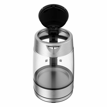 Tefal - Kattila GLASS 1,7 l  2200W/230V mattakromi