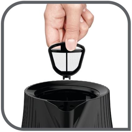 Tefal - Kattila LOFT 1,7 l 2400W/230V musta