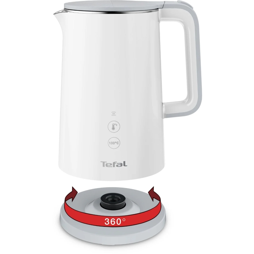 Tefal - Kattila SENSE 1,5 l 1800W/230V valkoinen