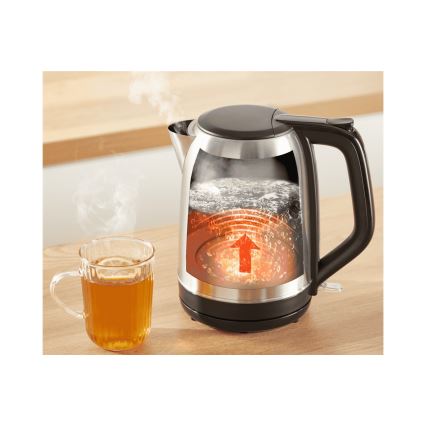 Tefal - Kattila SUBITO 1,7l 2400W/230V ruostumaton/musta