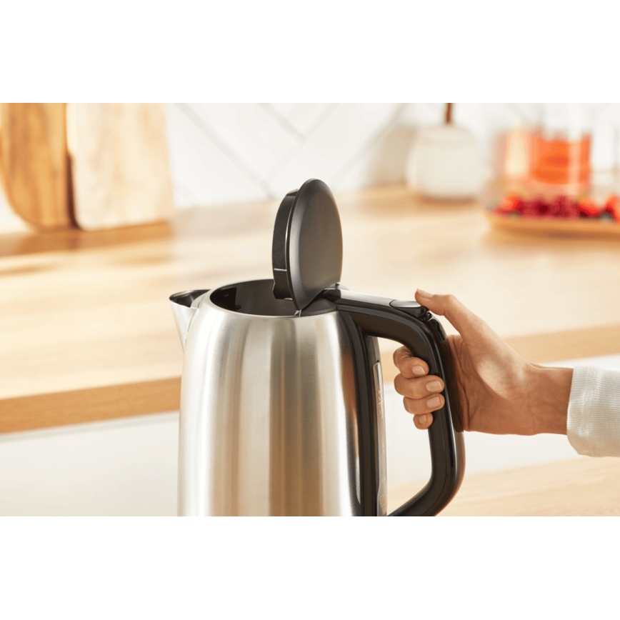 Tefal - Kattila SUBITO 1,7l 2400W/230V ruostumaton/musta