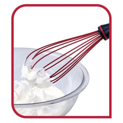 Tefal - Keittiövispilä INGENIO musta/punainen