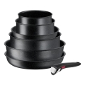 Tefal - Keittoastiasarja 7 kpl INGENIO BLACK STONE