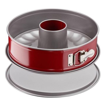 Tefal - Kokoontaitettava muotti Savarin DELIBAKE 27 cm punainen