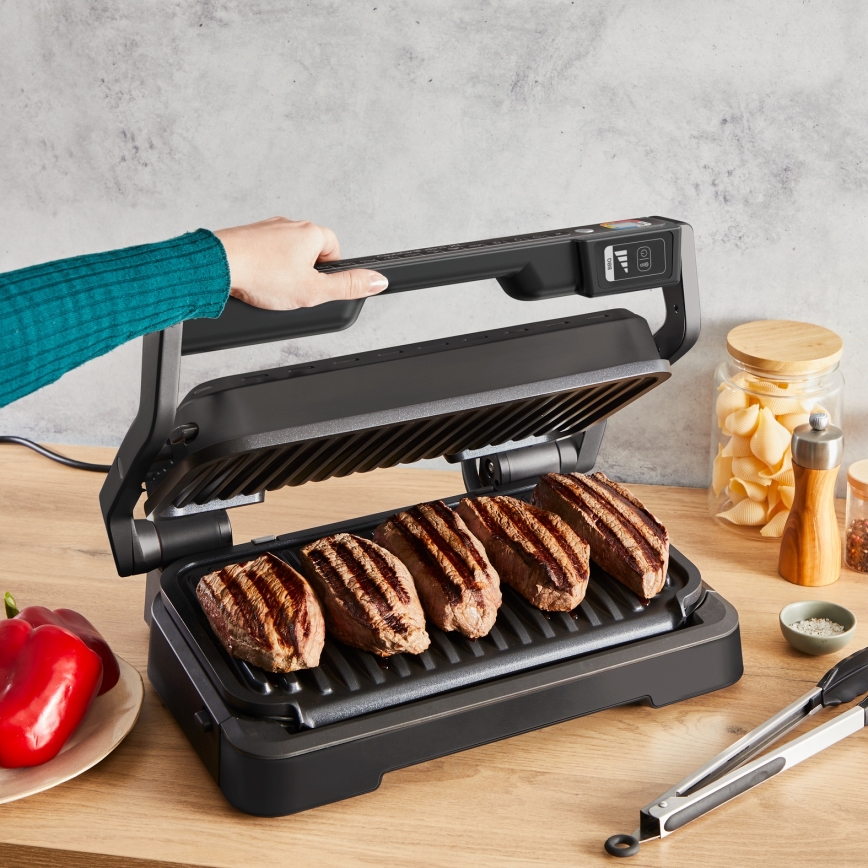 Tefal - Kontaktigrilli OPTIGRILL 2200W/230V musta
