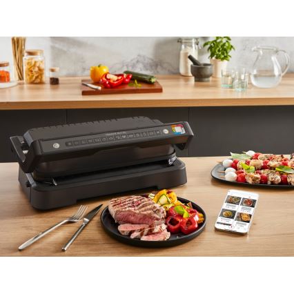 Tefal - Kontaktigrilli OPTIGRILL 2200W/230V musta