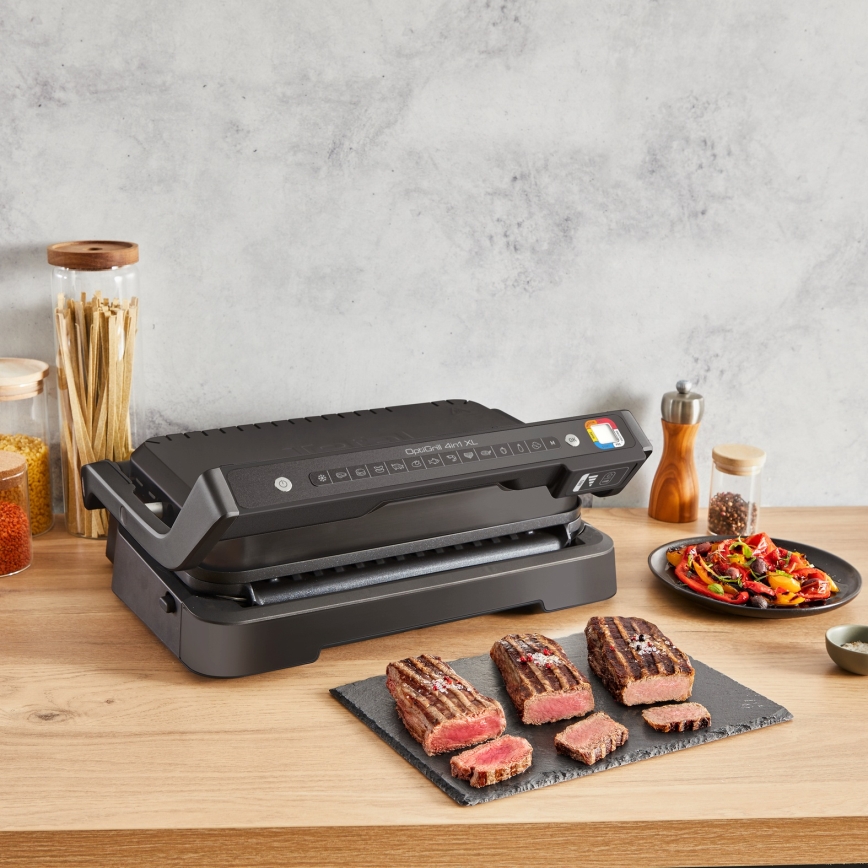 Tefal - Kontaktigrilli OPTIGRILL 2200W/230V musta