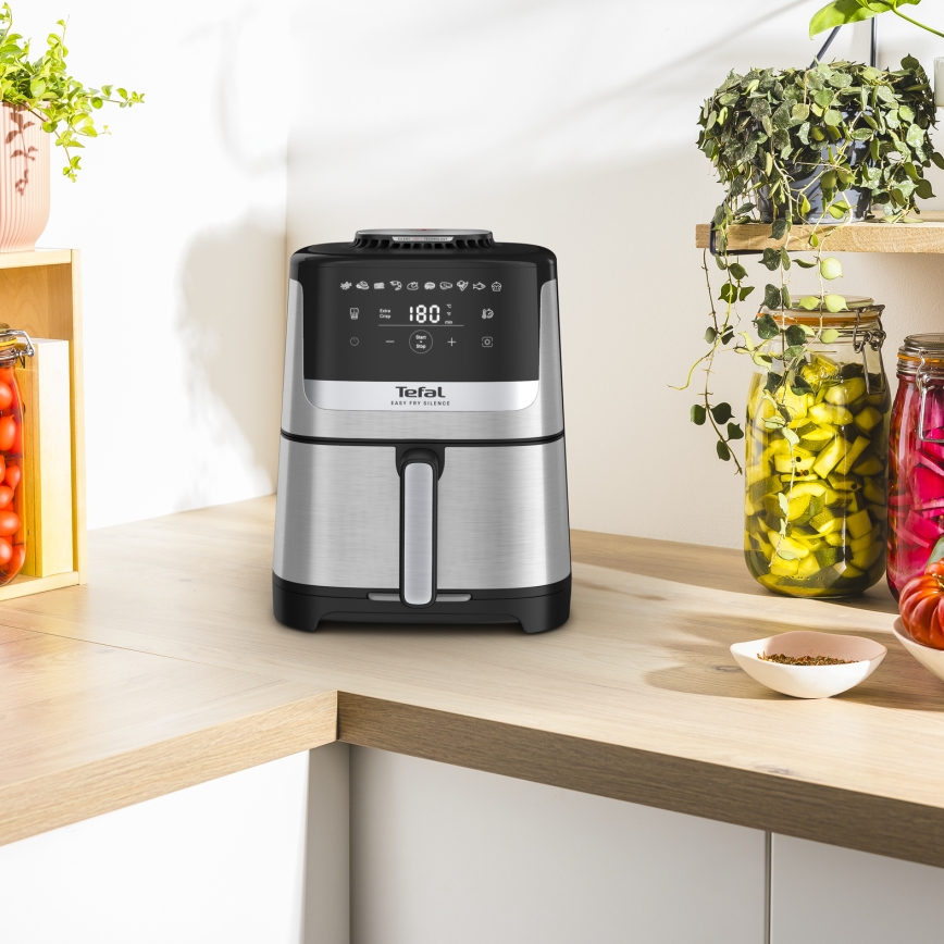 Tefal - Kuumailmafriteeraaja 5 l EASY FRY SILENCE 10-in-1 1400-1670W/230V