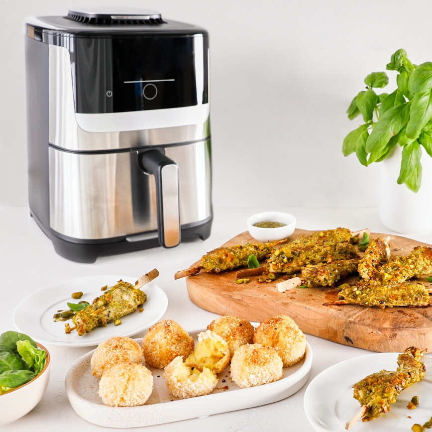 Tefal - Kuumailmafriteeraaja 5 l EASY FRY SILENCE 10-in-1 1400-1670W/230V