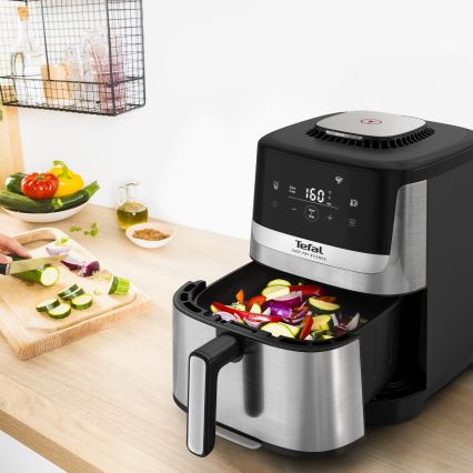 Tefal - Kuumailmafriteeraaja 5 l EASY FRY SILENCE 10-in-1 1400-1670W/230V