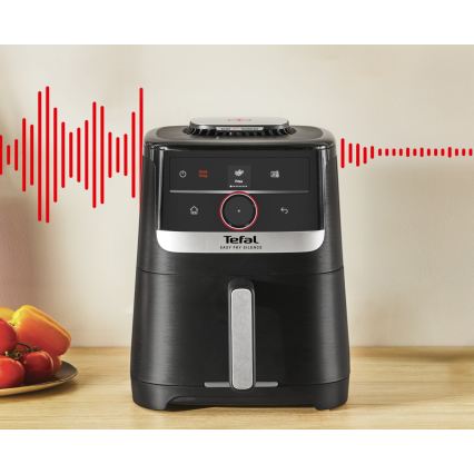 Tefal - Kuumailmafriteerauslaite 5 l EASY FRY SILENCE SMART 1400-1670W/230V