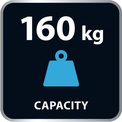 Tefal - Kylpyhuoneen vaaka CLASSIC 2xAAA harmaa