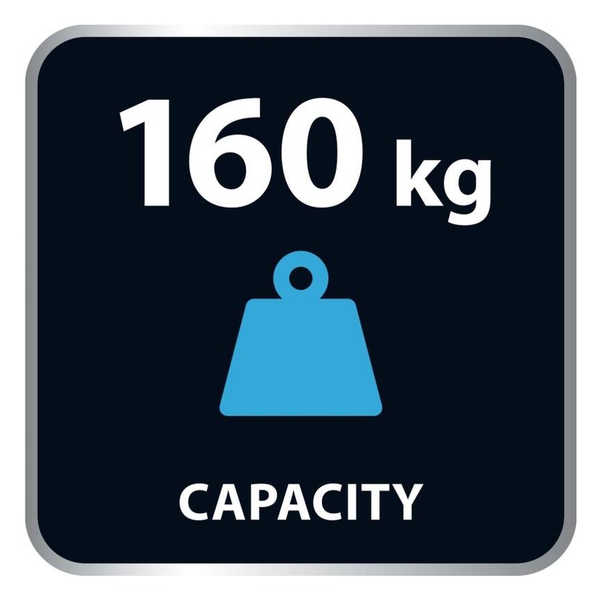 Tefal - Kylpyhuoneen vaaka CLASSIC 2xAAA harmaa