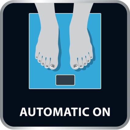 Tefal - Kylpyhuoneen vaaka CLASSIC 2xAAA harmaa