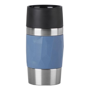 Tefal - Lämpömuki 300 ml COMPACT MUG ruostumaton/sininen