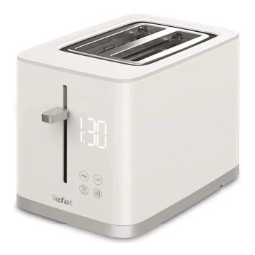 Tefal - Leivänpaahdin kahdella aukolla SENSE 850W/230V valkoinen