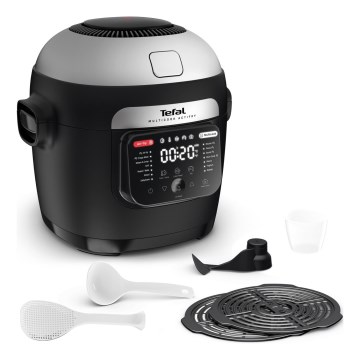 Tefal - Monitoimikeitin ja kuumailmapaisturi 2-in-1 MULTICOOK ACTIFRY 1334W/230V 6 l