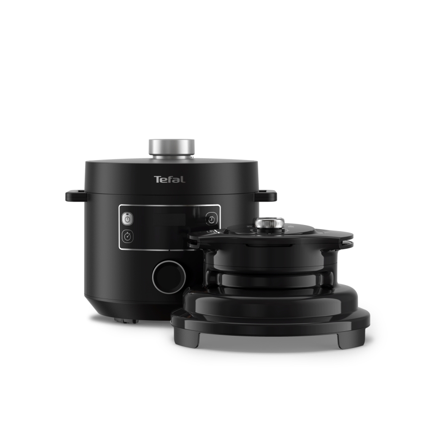 Tefal - Monitoiminen sähköinen painekeitin 7,6 l 1200W/230V musta