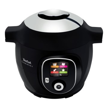 Tefal - Monitoiminen sähköinen painekeitin tarvikkeineen 6 l 1600W/230V musta
