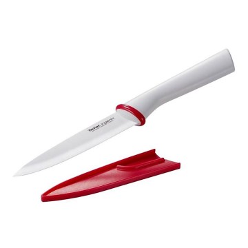 Tefal - Monitoimiveitsi INGENIO keraaminen 13 cm valkoinen/punainen