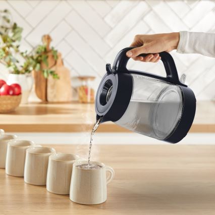 Tefal - MORNING GLASS nopea vedenkeitin 1,7 l 2000W/230V