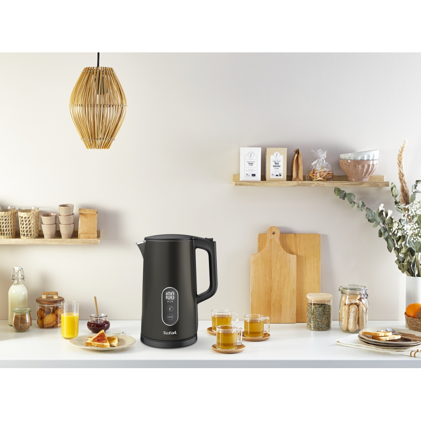 Tefal - Nopea vedenkeitin DIGITAL 1,7 l 1800W/230V