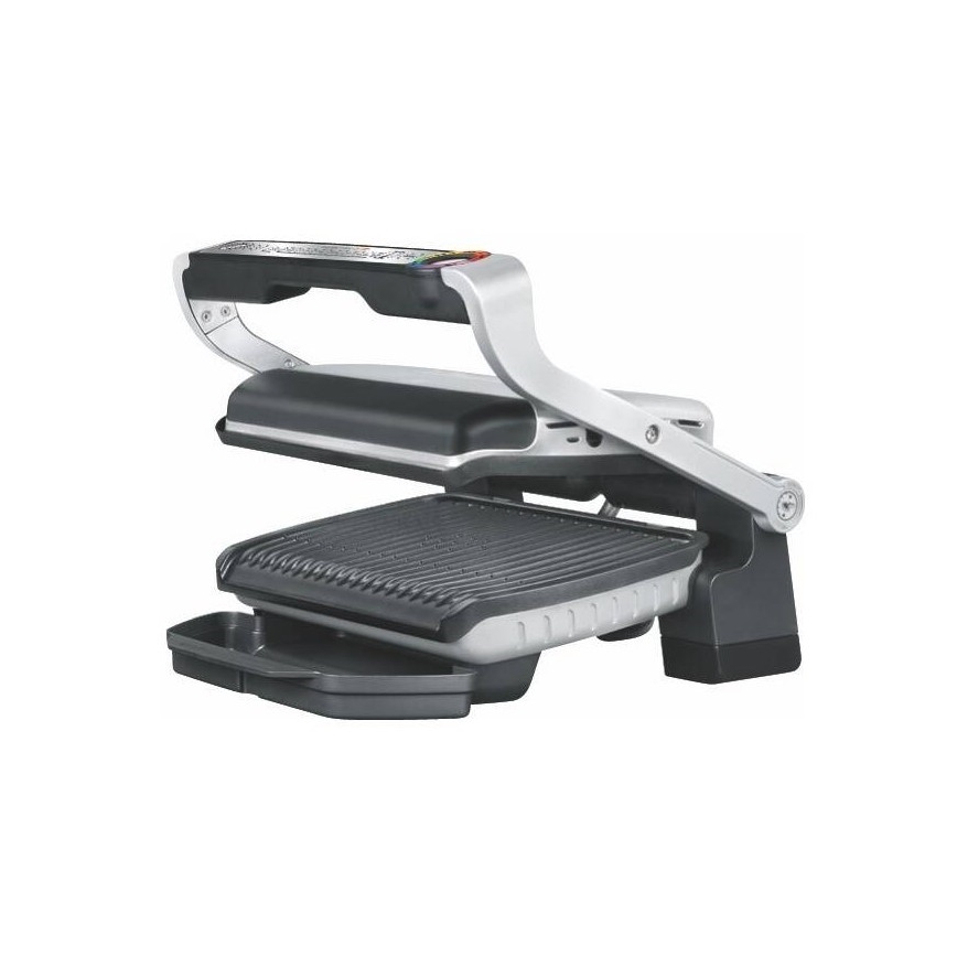 Tefal - Optigrill+ Inox kontaktigrilli VOHVELIT 2000W/230V musta/kromi
