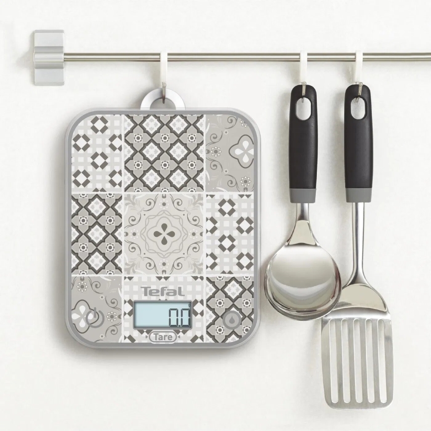 Tefal - Keittiövaaka OPTISS 2xAAA beige